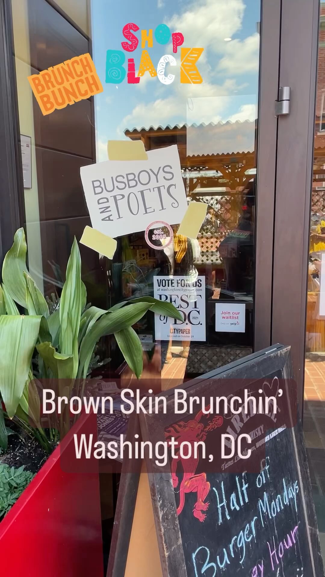 We celebrating #Juneteenth all month long! Conscious brunchin’ and shopping in #Anacostia! Shout to @busboysandpoets and @nubianhueman for the great service and making this month’s @brownskinbrunchin extra special!