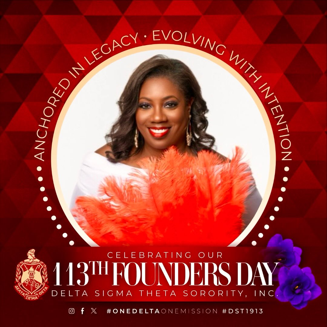 🔺 Happy Founders Day to my devastating sorors of Delta Sigma Theta Sorority, Inc! 

🔺 Celebrating and continuing the legacy of our beloved sisterhood - 113 years of sisterhood, scholarship, service, and social action! 

🔺 Much love and gratitude to @dstinyredefined79 and @wdcacdst!

#OneDeltaOneMission #DST1913 #DST113